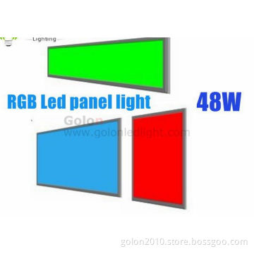 RGB LED Panel Lights 48W 60*120cm. RGB Remote Control, High Lumen RGB LED Panels